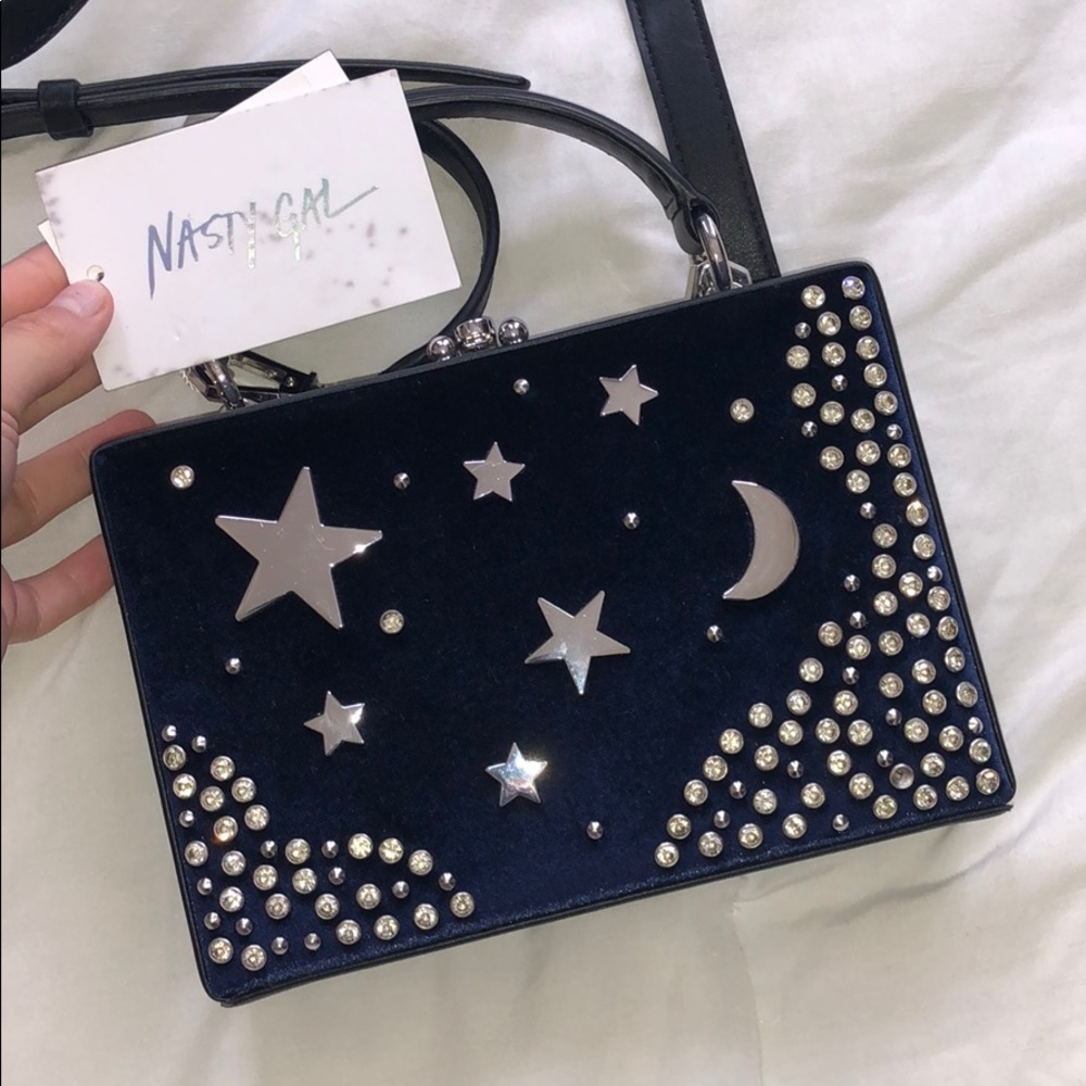 Nasty Gal Embellished Crossbody and Top Handle Bag